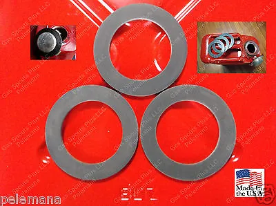 3x NEW Jerry Can GAS CAP GASKETS Gerry 5 Gallon 20L Rubber ARMY MILITARY SURPLUS • $9.95