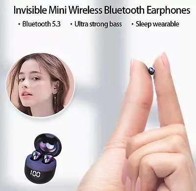 Audifonos Bluetooth Inalambricos Para Dormir Ducha Auriculares Micro Invisibles • $27.97