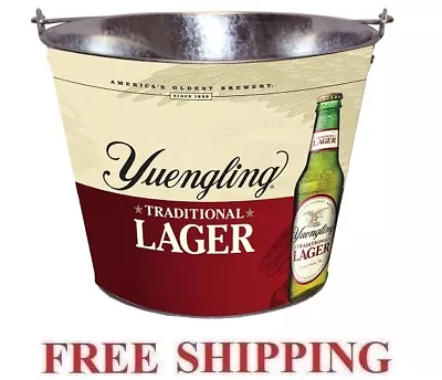 Yuengling Lager 5qt Full Logo Metal Beer Ice Bucket Cooler New • $29.99
