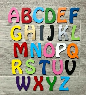 £0.99 • Buy Personalised Wooden Door Plaque Wall Art Alphabet Letters Toy Box