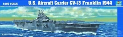 Trumpeter 05604 1:350 AIRCRAFT CARRIER U.S. CV-13 Franklin 1944 Model Kit • $168.30