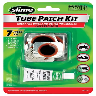 Slime 1022-A Tire & Rubber Patch Kit For Mowers/Bicycles/Wheelbarrows • $10.26