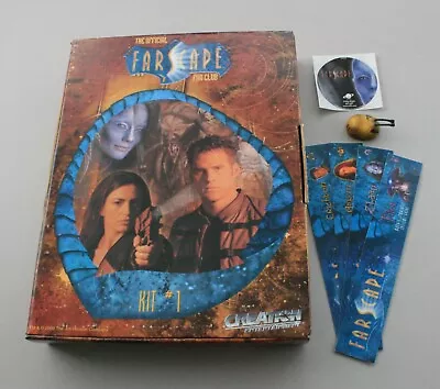 The Official Farscape Fanclub Kit #1 With PAL VHS  +  DRD Bookmarkers Sticker • £18.99
