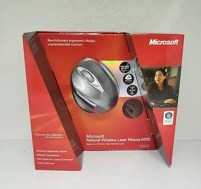 Microsoft Natural Wireless Laser Mouse 6000 Brand New • $190