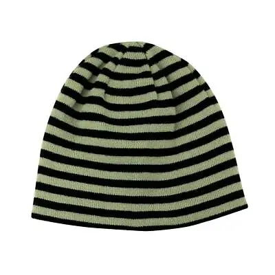 Reversible Winter Knit Striped Cuffless Skull Cap Beanie • $11.95