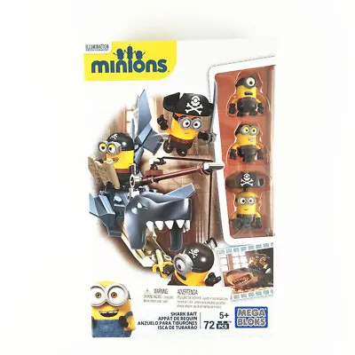 MEGA BLOKS Minions SHARK BAIT Pirates CNF54 Pack Collectible Toy Ornament • $52.38