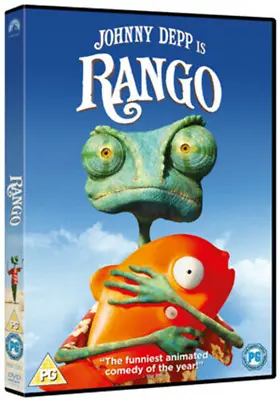 Rango DVD Children's & Family (2011) Johnny Depp Quality Guaranteed • £2