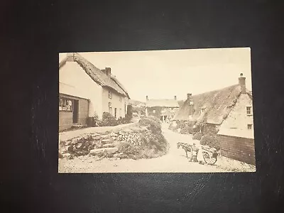 Horse & Cart In Village Scene CADGWITH Cornwall • £4.99