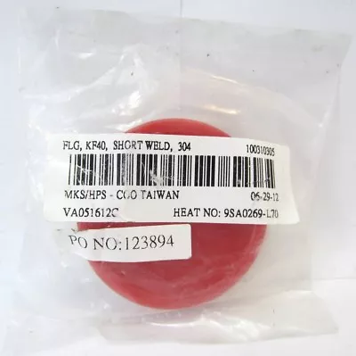 $11.66 • Buy MKS HPS 10031030 High Vacuum Research Chamber KF40 Short Weld Flange 304