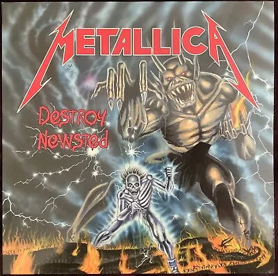 Metallica Destroy Newsted 2lp Red Vinyl Bay Area Thrash Metal Cliff Burton 1983 • $70