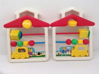 2 Fisher Price Discovery Beads School Vintage Toys 1062 Travel Size Nesting Cups • $11.99
