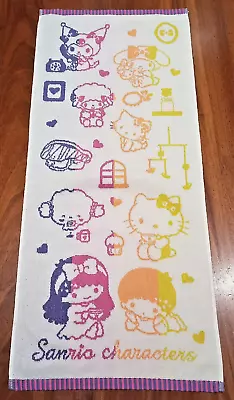 Sanrio Characters Hello Kitty Hand Towel Face Towel 81x36cm Cotton (Brand New) • $11