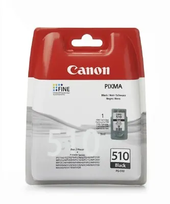 £21.64 • Buy Genuine Canon PG-510, Black Ink Cartridge, Pixma IP2700, IP2702, MP230, MP240