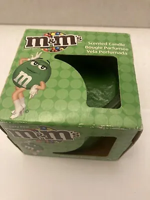 Official M&M By Mars 85g Single Wick Scented Green Candle Glamour Pose Boxed • £9.99