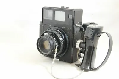 Exc Mamiya Press Super 23 Black 100mm F/3.5 6x9 Film Back Shutter Release #3092 • $244.59