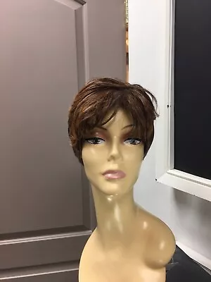 $39.99 • Buy Hairdo FEATHER CUT Short Pixie Boy Cut HD Wig R3329S Auburn + Blonde HL SALE