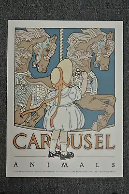 $300 • Buy David Lance Goines #108 Carousel Animals First Ed. Limited 1984