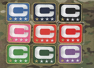 $14.99 • Buy NFL TEAM LEADER JERSEY CAPTAINS Iron-on ONE-STAR 1-⭐STAR RED CAPTAINS C-PATCH