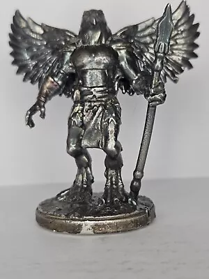 3 Oz Hand Poured 3d Aarakocra D&d Figure 99.9 Fine Silver Antiqued • $179