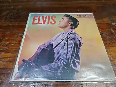 RARE Elvis Presley - Elvis 1956 RCA Victor LP Text Back LPM-1382 • $65