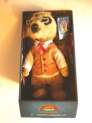 Yakov Compare The Meerkat Official Plush Toy Brand New With Certificate  • £15.99