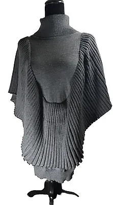 G By Garcia Gray Size Small Bat Winged Sweate Dress • $39.10