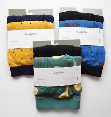 Lot Of 6 Pairs Men's Goodfellow Boxer Brief Underwear XL Print & Solids NWT • $25