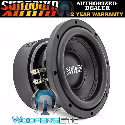 Sundown Audio E-8 V.6 D4 8  Sub 300w Rms Dual 4-ohm Subwoofer Bass Speaker New • $129.99