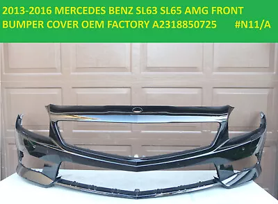 ✅ 2013-2016 Mercedes SL63 SL65Front Bumper Cover OEM A2318850725 • $599.50
