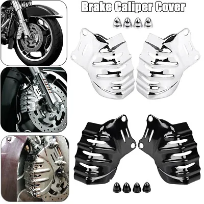 $68.98 • Buy Front Brake Caliper Insert Set Cover For Harley Touring Road Street Glide V-Rod