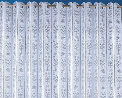 Tulip Floral White Or Cream Louvre Window Blinds - Maximises Privacy • £4.50