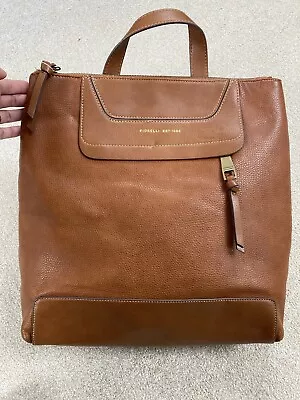 Fiorelli Tan Brown Cobain (large) Laptop Backpack Rucksack - Vgc • £30