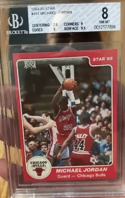 1984 Star Michael Jordan #101 XRC Rookie RC BGS 8. Regrade A Must. • $28000