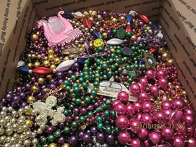 Mardi Gras Beads Necklaces Lot  Authentic New Orleans 12 Pounds Assorted • $24.99