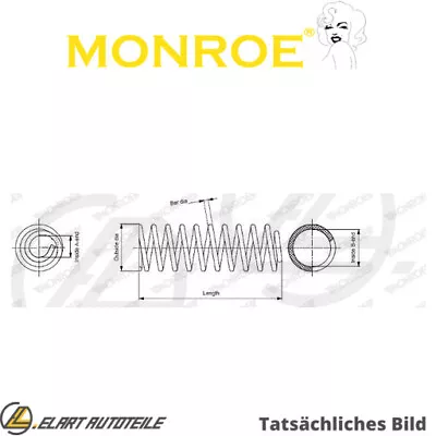 Chassis Spring For Volvo 140 142 144 B 20a B 20 E 240 P242 P244 B 19a Monroe • $75.43