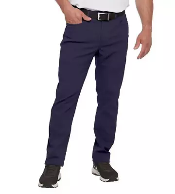 Pebble Beach Men's Straight Leg Dry-Luxe Performance Travel Pants • $22