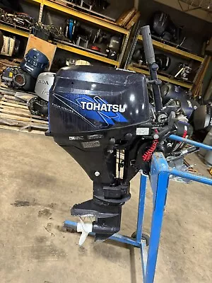 2006 Tohatsu 8 Hp 4-Stroke Tiller Carbureted Outboard Boat Motor Engine 15” • $1350
