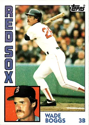 1984 Topps Wade Boggs #30 Boston Red Sox HOF - Free Shipping • $3.50