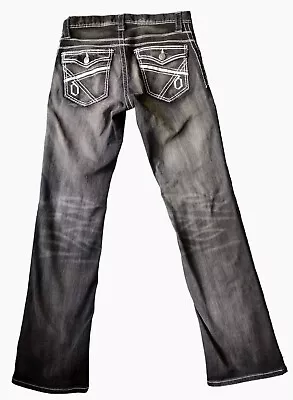 Decree Flex Denim Men’s Size 29x32* Boot Cut Black Stone Wash Jeans • $21.24