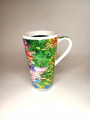 Chaleur Master Series Ceramic Travel Mug Monet D Burrows W/ Lid Water Lillies • $37