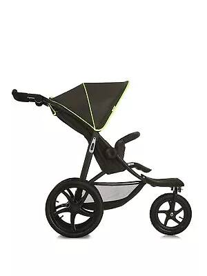 Hauck Runner And Jogger Pushchair And Rain Cover Neon • £159