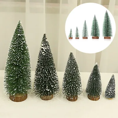 1PC Mini Christmas Tree Small Pine Tree Table Xmas Desktop Decor Ornament Supply • $3.14