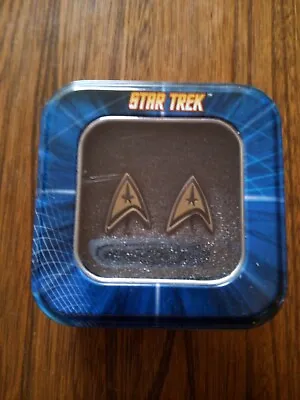£5 • Buy Star Trek Enterprise Insignia Novelty Cufflinks In Box
