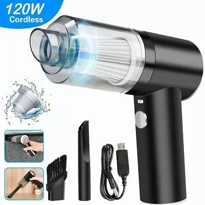 $22.79 • Buy Auto Car Interior Dust Vacuum Cleaner Cordless Mini Portable Handheld High Power
