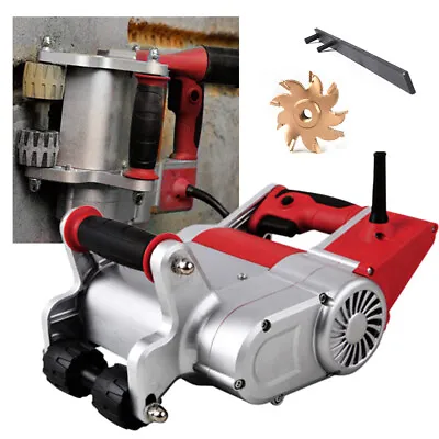1100W Wall Groove Cutting Slotting Machine Electric Wall Chaser Brick Cement • $149.46