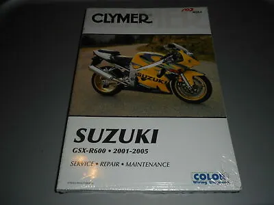 $34.63 • Buy Suzuki 01-08 GSX-R600 GSX-R 600 Clymer Maintenance Service Repair Shop Manual