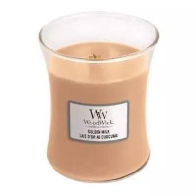 Woodwick Golden Milk Medium Jar Candle • £15.63