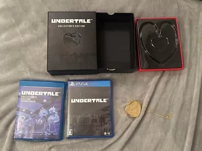 UNDERTALE Collector's Edition Ps 4 Heart Musical Locket Box & Soundtrack • $79.99