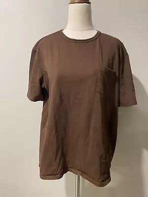 RM Williams Dark Brown Cotton Shirt Size M 12 • $29.95
