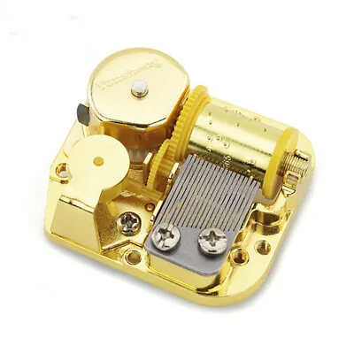 Music Box Parts Mechanism Gold Wind Up Musical Movement DIY Accessorie • $8.69